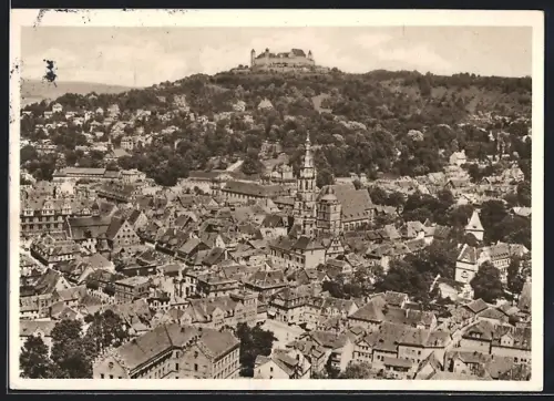 AK Coburg, Gesamtansicht mit Veste