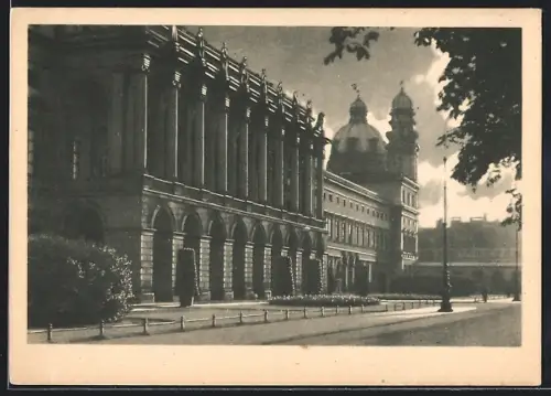 AK München, Strassenpartie an der Residenz