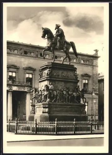 AK Berlin, Denkmal Friedrich des Grossen