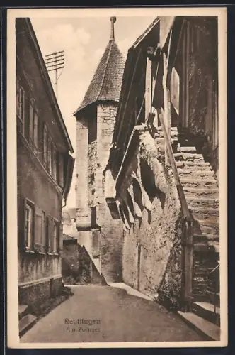 AK Reutlingen, am Zwinger
