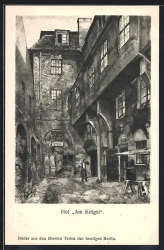 AK Alt-Berlin, Hof Am Krögel