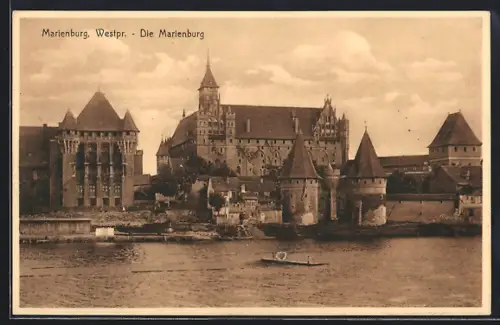 AK Marienburg /Westpr., Blick auf die Marienburg