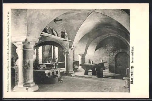 AK Marienburg / Malbork, Conventsküche, Innenansicht
