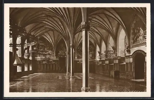 AK Marienburg / Malbork, Meisters Grosser Remter im Mittelschloss