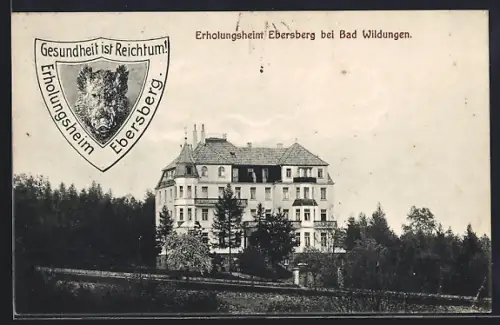 AK Bad Wildungen /Ebersberg, Erholungsheim Ebersberg