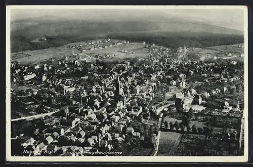 AK Neheim /Ruhr, Originale Fliegeraufnahme