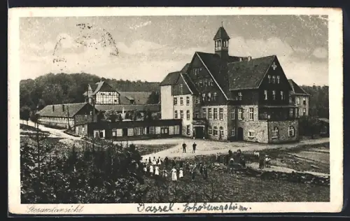 AK Solling bei Dassel, Erholungsheim im Solling, Gesamtansicht