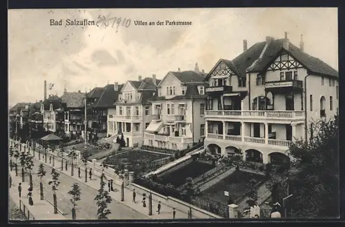 AK Bad Salzuflen, Villen an der Parkstrasse