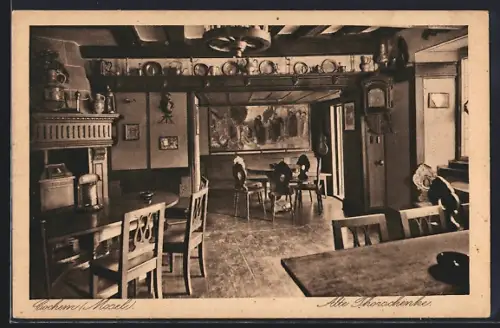 AK Cochem a. d. Mosel, Restaurant Alte Thorschänke, Bes. Jos. Fink