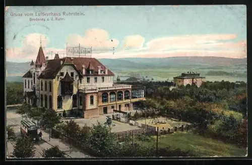 AK Bredeney a. d. Ruhr, Luftkurhaus Ruhrstein, Hotel und Pension, Besitzer W. Hartmann