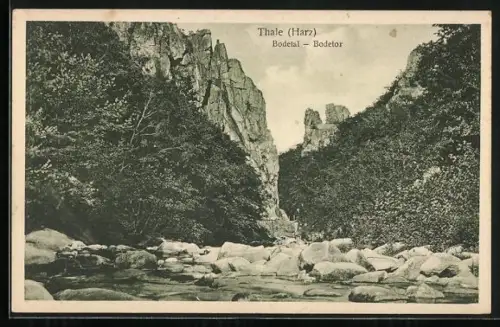 AK Thale /Harz, Bodetal, Bodetor