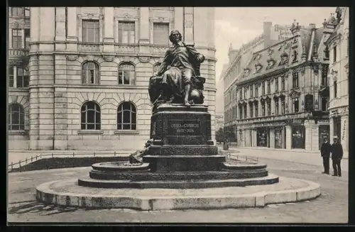 AK Magdeburg, Otto-von-Guericke-Denkmal