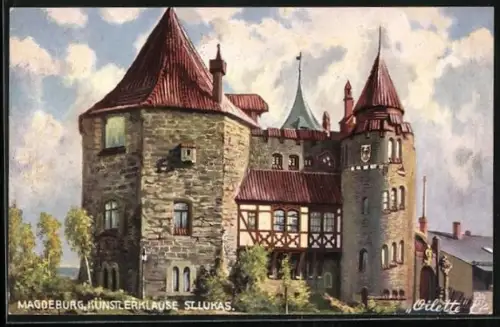 Künstler-AK Magdeburg, Künstlerklause St. Lukas