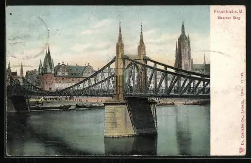 AK Alt-Frankfurt, Eiserner Steg, Dom