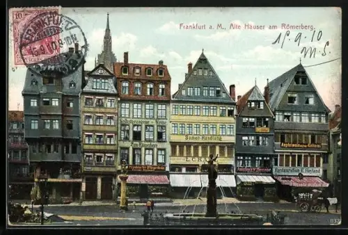 AK Alt-Frankfurt, Alte Häuser am Römerberg