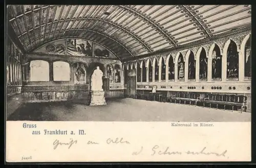 AK Alt-Frankfurt, Kaisersaal im Römer
