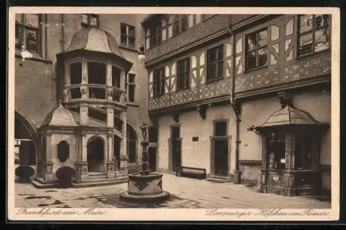 AK Alt-Frankfurt, Limpurger Höfchen im Römer