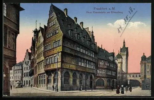 AK Alt-Frankfurt, Haus Frauenstein am Römerberg