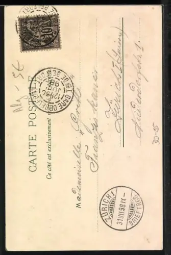 Lithographie Algerische Soldaten zu Pferd, Gendarmerie algerienne