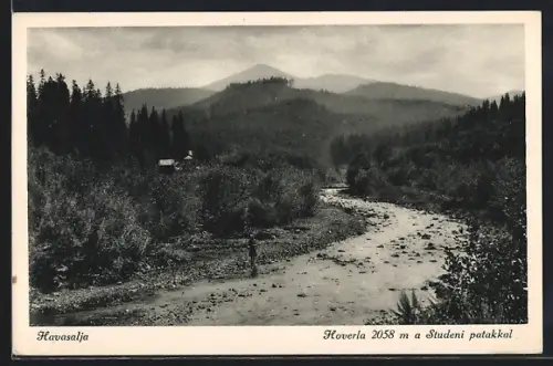 AK Havasalja, Hoverla 2058 m a Studeni patakkal
