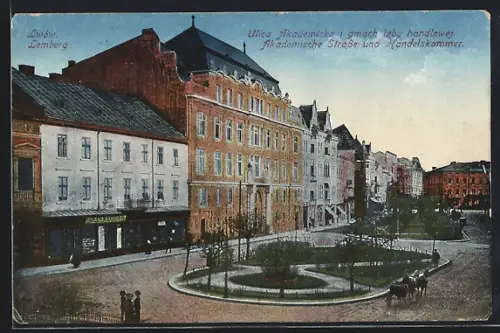 AK Lemberg, Akademische Strasse und Handelskammer