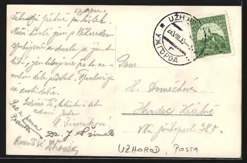 AK Uzhorod, Posta