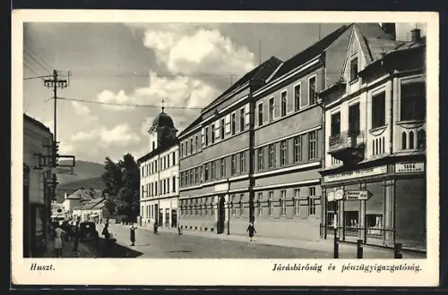 AK Huszt, Járásbiróság és pénzügyigazgatóság