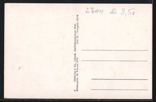 AK Laboe, Marine-Ehrenmal mit Besuchern