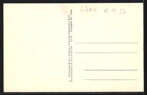 AK Laboe, Ortspartie am Ehrenmal