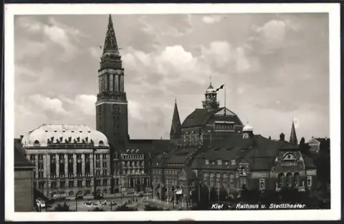 AK Kiel, Rathaus, Stadttheater