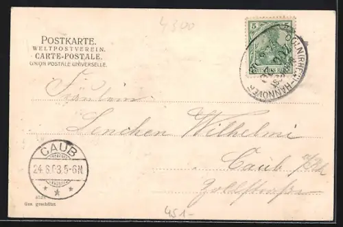 AK Essen, Boote im Stadtgarten