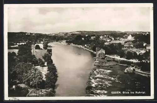 AK Essen, Blick ins Ruhrtal