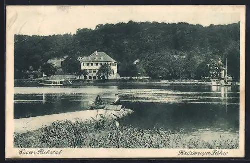 AK Essen-Ruhrtal, Gaststätte Baldeneyer Fähre, Inh. Hermann Kleinheidt