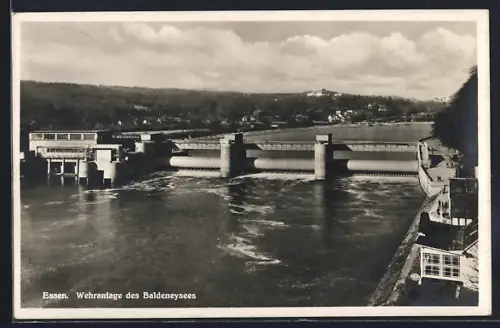 AK Essen, Wehranlage des Baldeneysees