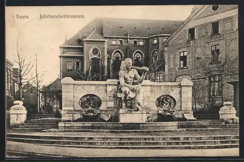 AK Essen, Jahrhundertbrunnen