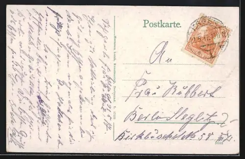 AK Essen-Ruhr, Partie im Stadtgarten