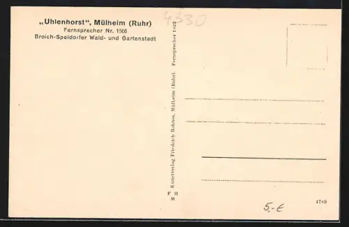 AK Mülheim /Ruhr, Uhlenhorst