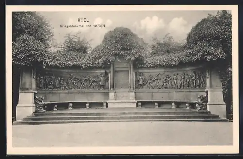 AK Kiel, Kriegerdenkmal von 1870/71
