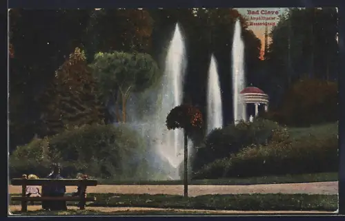 AK Bad Cleve, Amphitheater, Wasserkunst