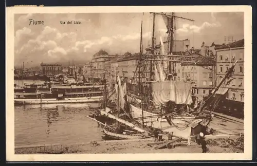 AK Fiume, Via del Lido