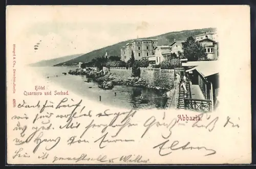 AK Abbazia, Hôtel Quarnero und Seebad