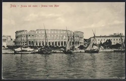 AK Pola, Arena del mare, Schiffe