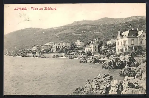 AK Lovrana, Villen am Südstrand