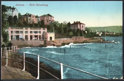 AK Abbazia, Südlicher Strandweg