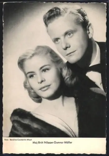 AK Schauspieler Maj-Britt Nilsson und Gunnar Möller