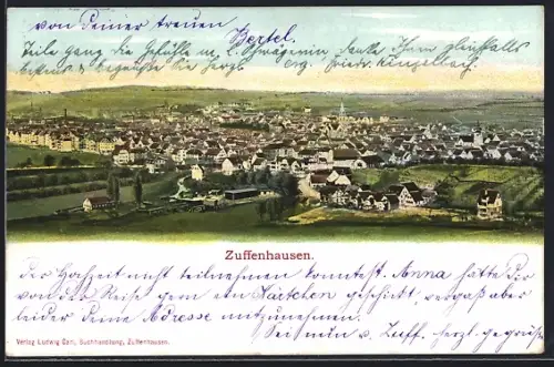 AK Zuffenhausen, Blick auf den Ort