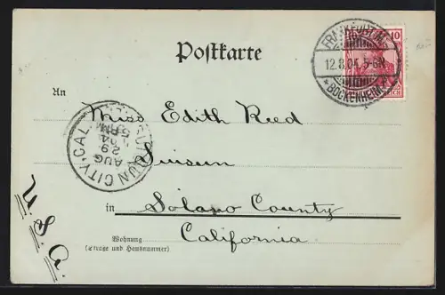 Mondschein-AK Neuffen, Friedrichs-Bastion mit Allerwinden-Turm, Hohen Neuffen