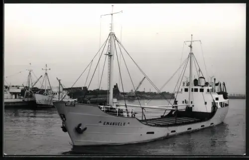 Fotografie Fischtrawler Emanuel II vor Antwerpen