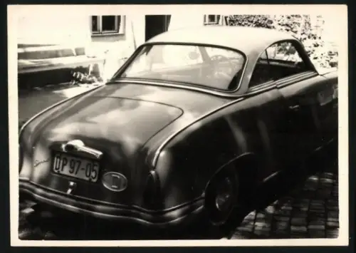 Fotografie Auto IFA P70 Coupe, Kennzeichen: DP 97-05