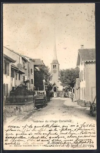 AK Cortaillod, Interieur du village